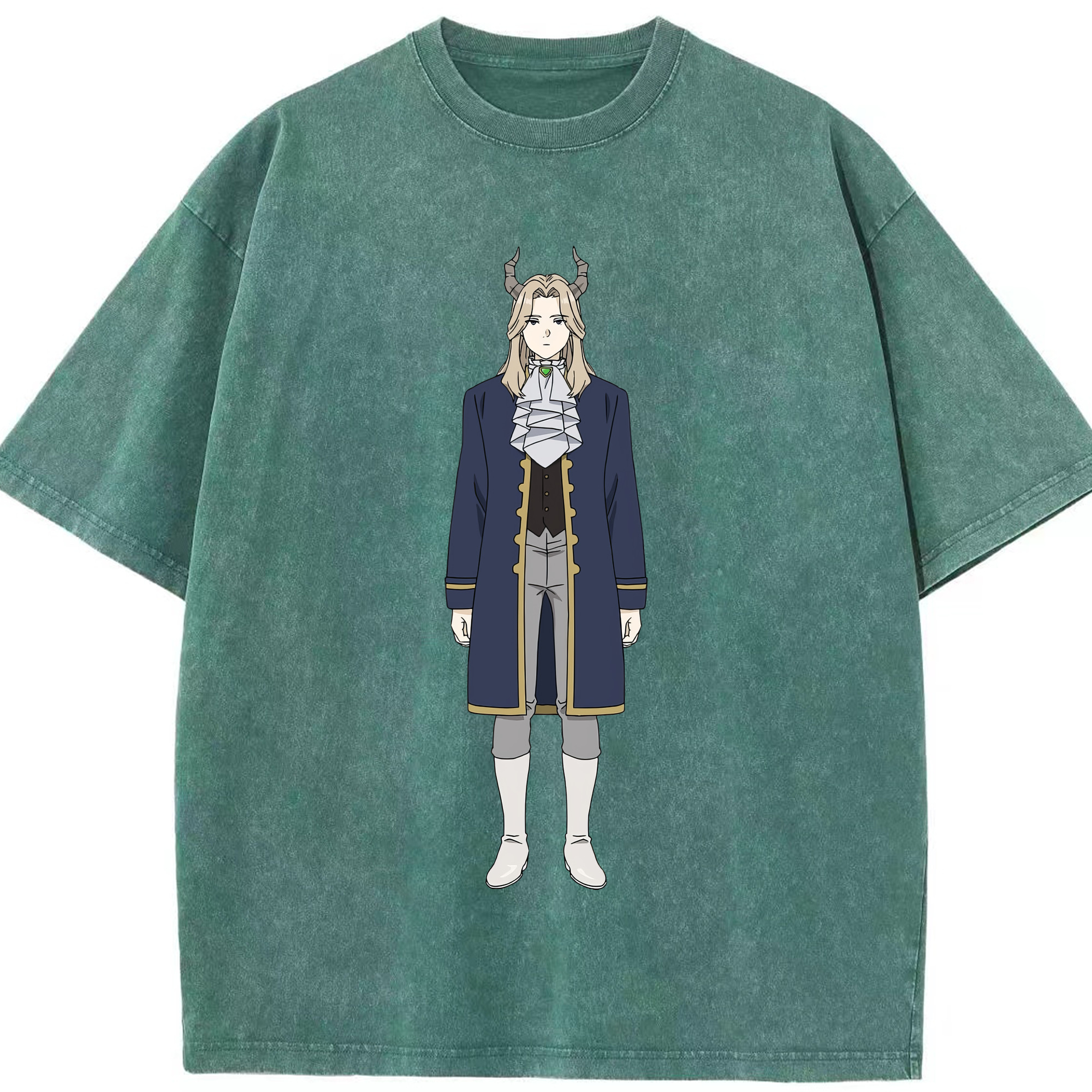 （画像用） 葬送のフリーレン Frieren 綿100% ヴィンテージ風 半袖Tシャツ（フロントプリント）